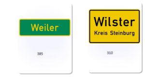 Wilster Kreis Steinburg Schild